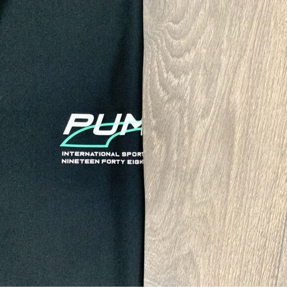 Puma Evide Biker Shorts High Rise Waist Mesh Mid Thigh Length Black Size XS - Picture 6 of 14